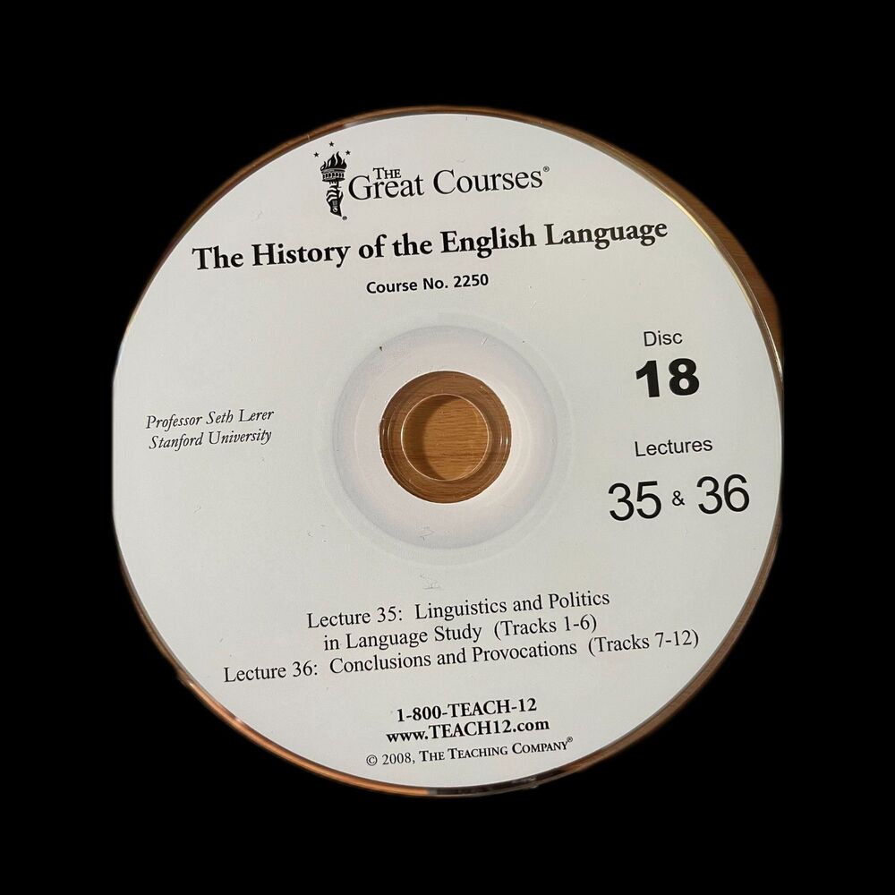 the great courses history English langue disc 18 lectures 35 & 36
